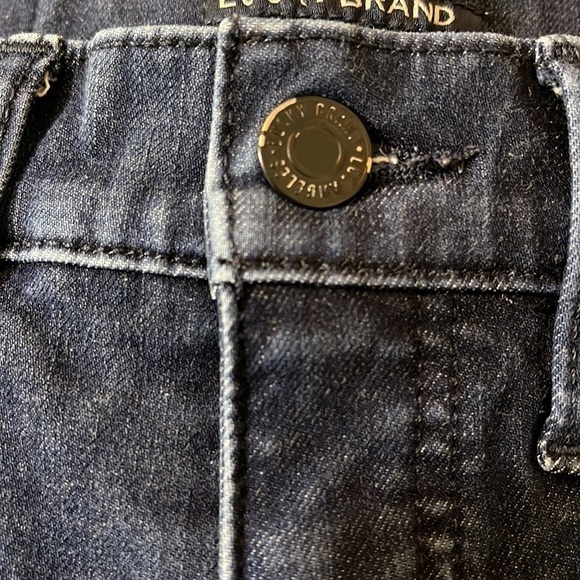Lucky Brand Mid-rise Ava super skinny jeans size 0 / 25 Dark Wash - Picture 9 of 16